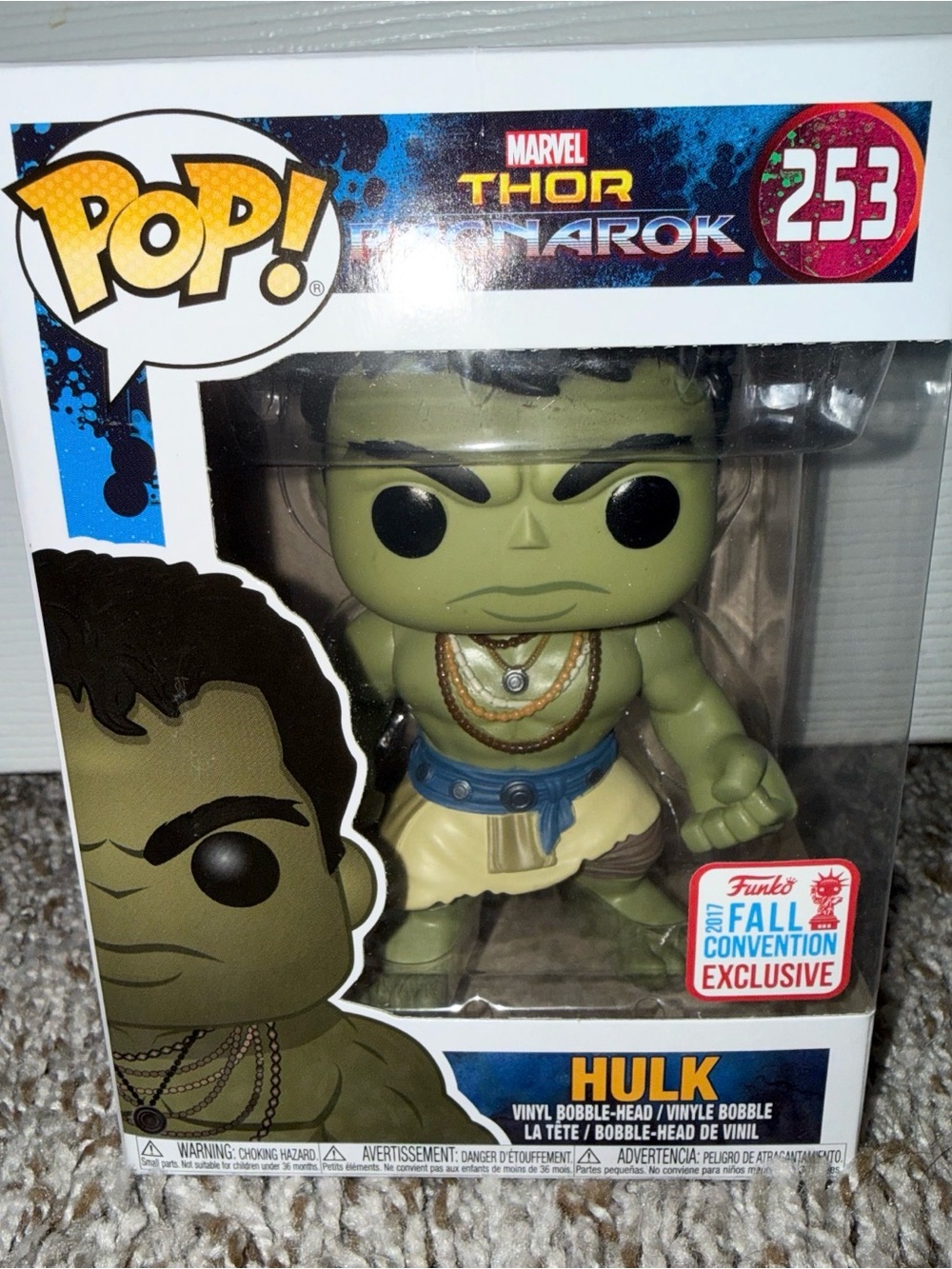 Funko Hulk Vinyl Figure with Blue and Cream Outfit